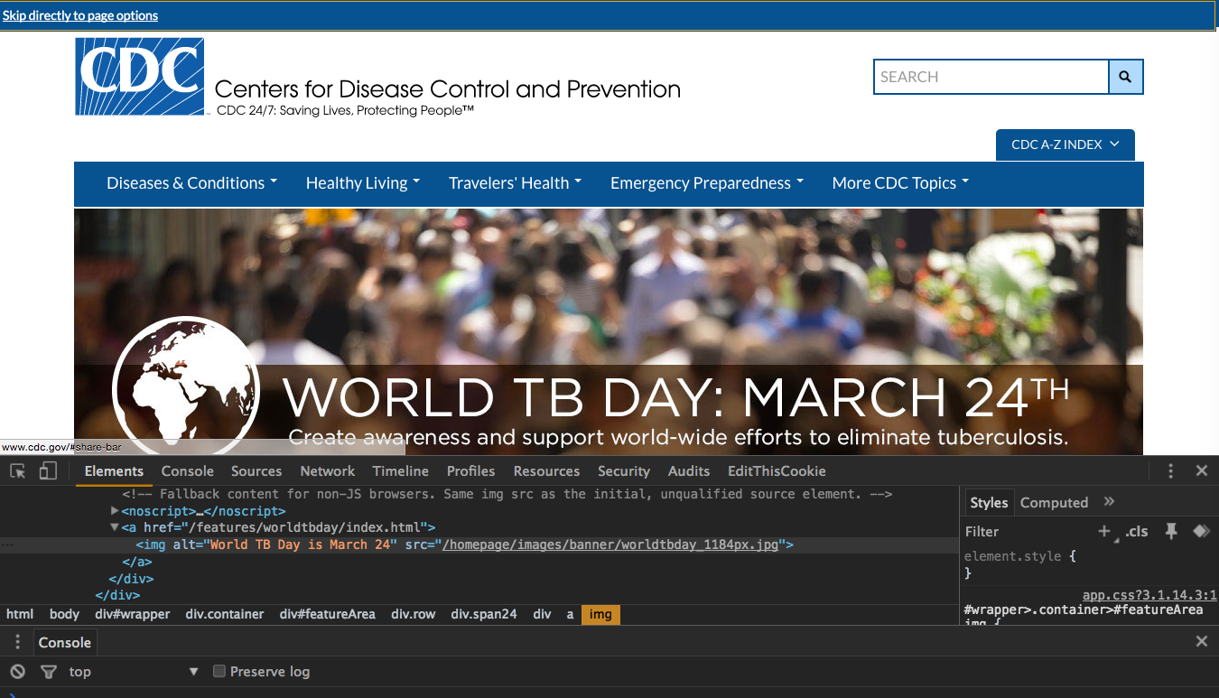 CDC Website